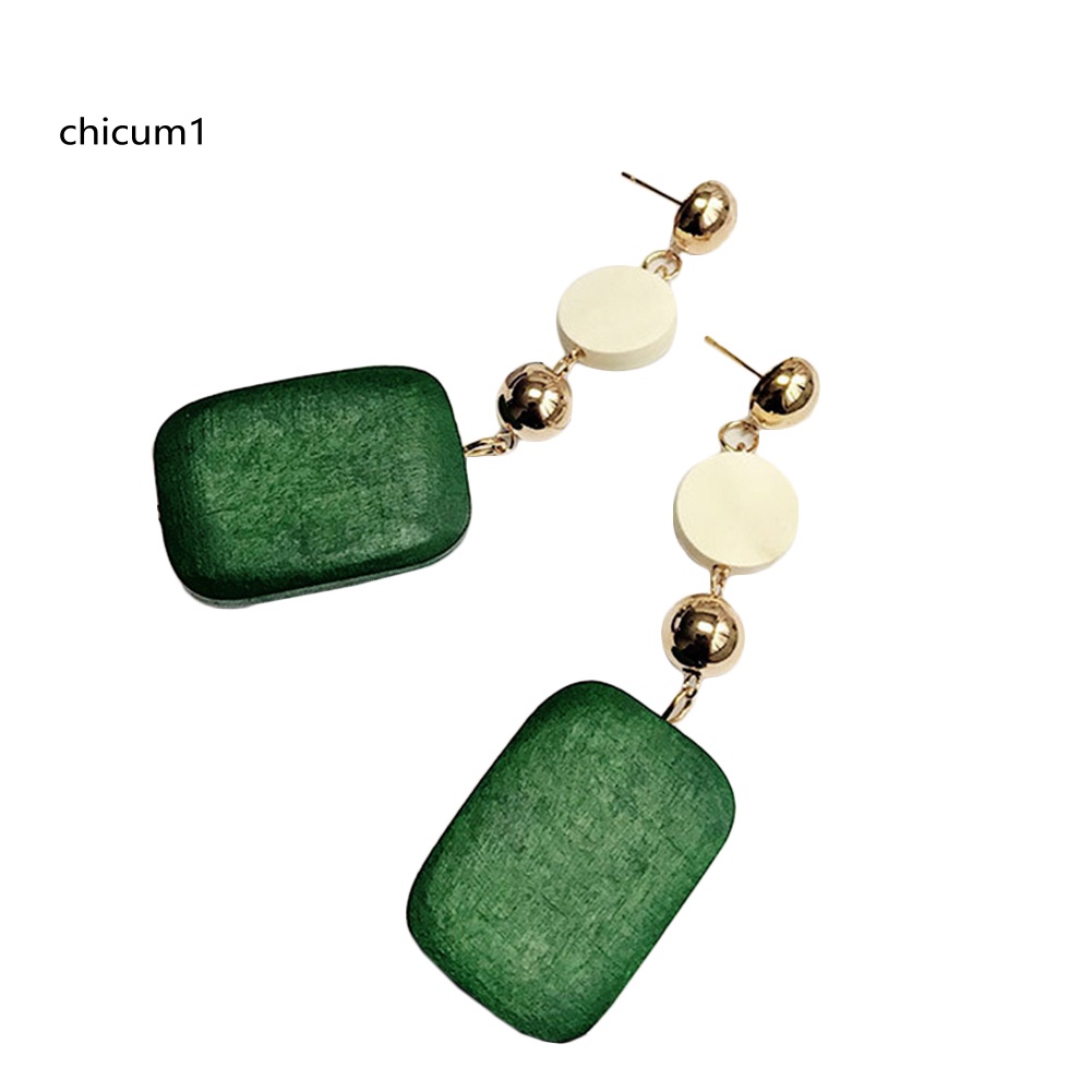 Khuyên Tai Nữ Bằng Gỗ Thời Trang Cổ Điển