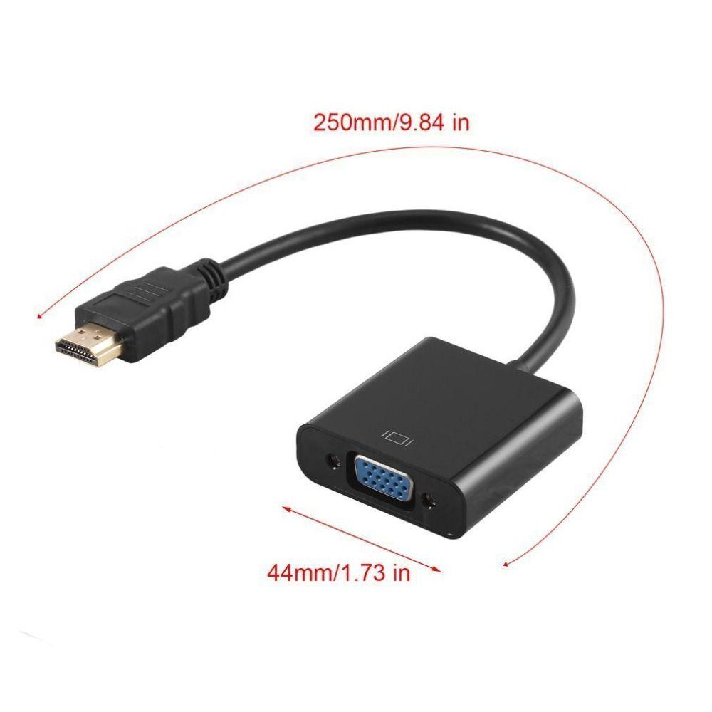 Dây Cáp Chuyển Đổi HDMI Sang VGA HD 1080P Cho Laptop