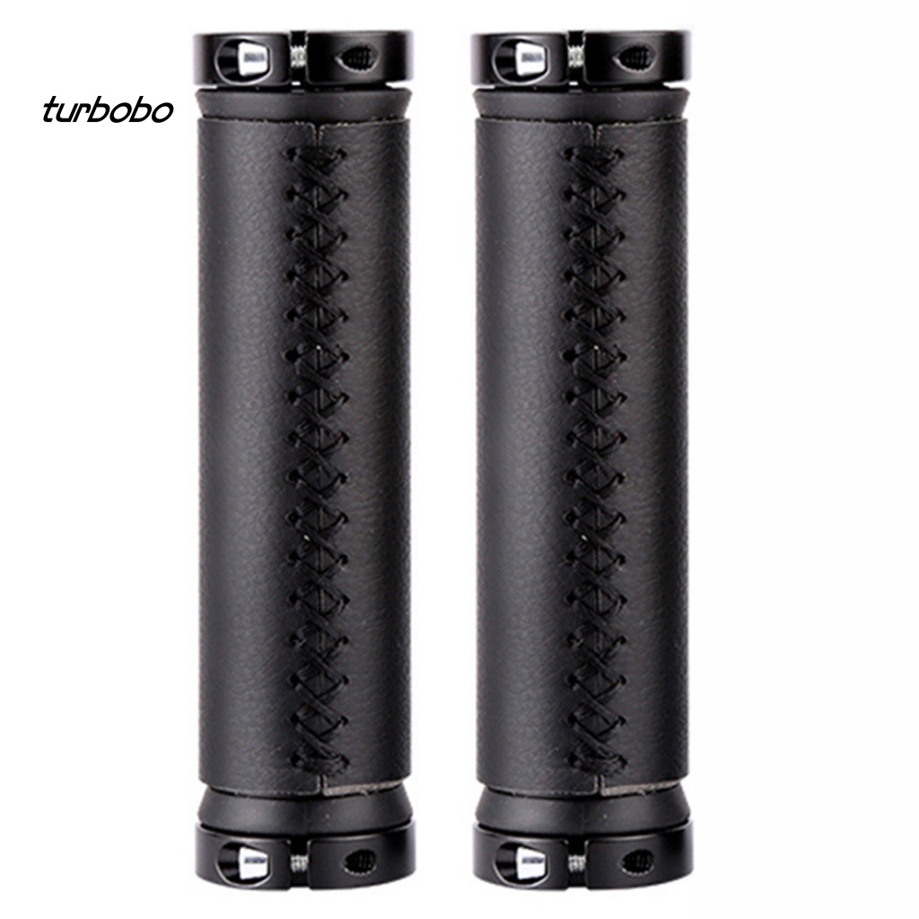 Set 2 Vỏ Bọc Tay Lái Xe Đạp Leo Núi Bằng Da Giả Chống Trượt