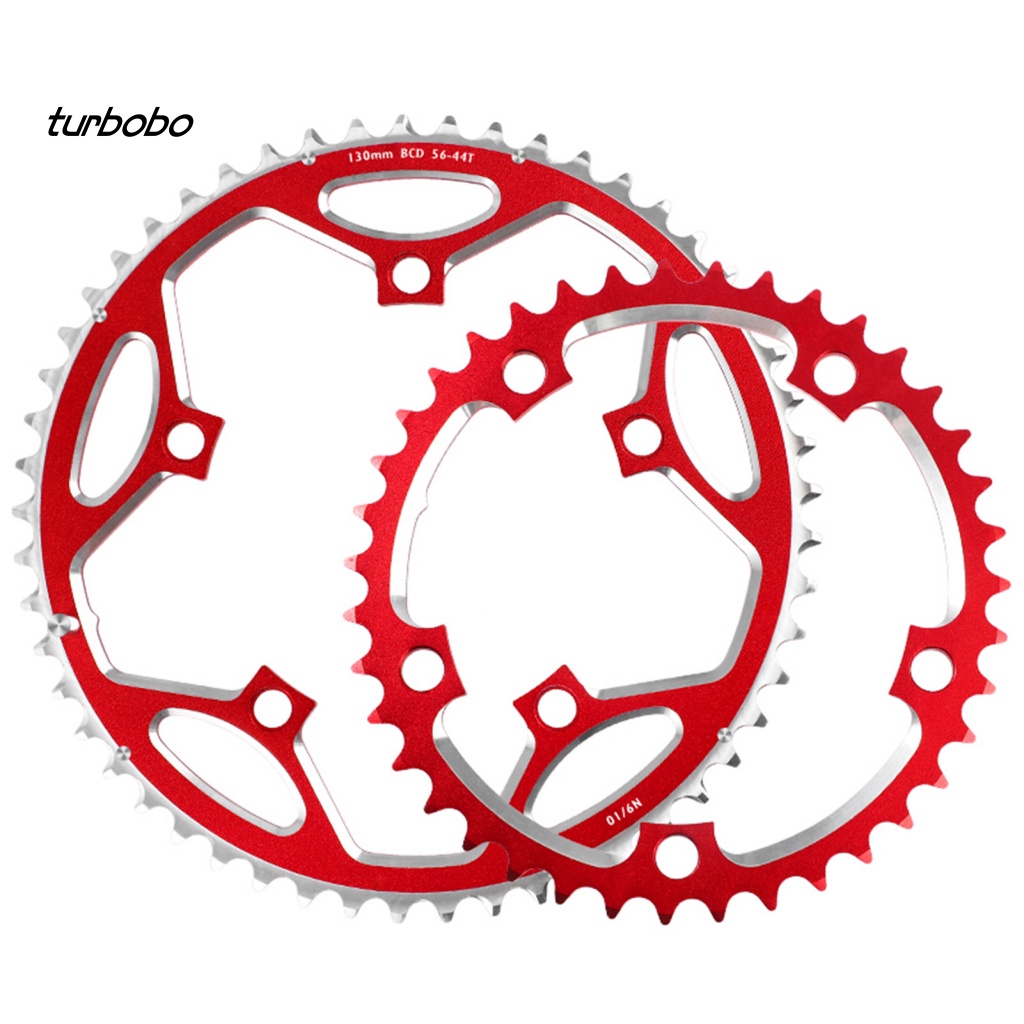 Set 2 Bánh Răng Xe Đạp Tích Hợp Xích Bằng Hợp Kim Nhôm 56T-44T