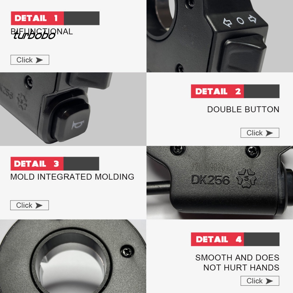 Công Tắc Còi Xe Đạp Điện 2 Trong 1 Gọn Nhẹ Chống Ăn Mòn Chống Thấm Nước