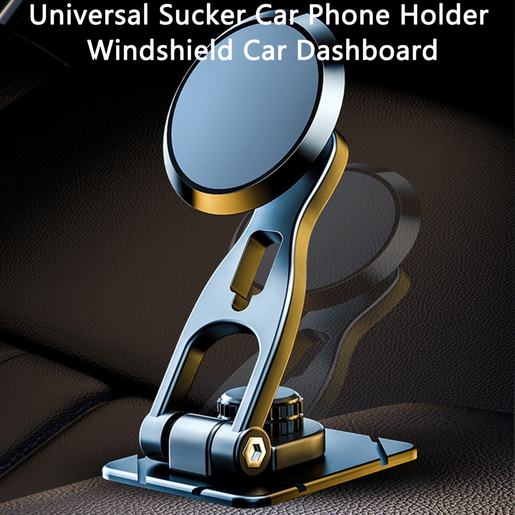Giá Đỡ Điện Thoại Từ Tính Xoay 360 Độ Không Cần Khoan Lỗ Có Thể Gập Lại Tiện Dụng Cho Xe Hơi