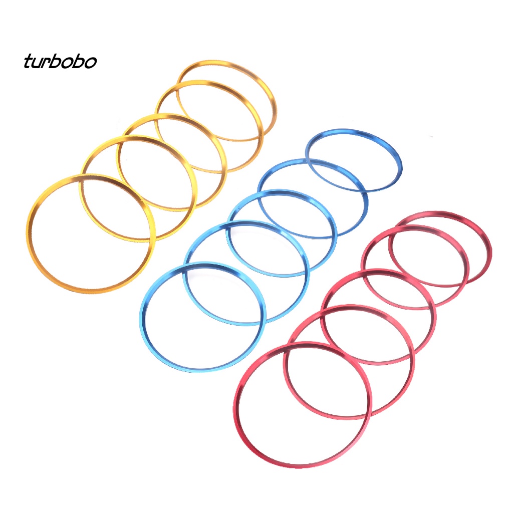 Set 5 Vòng Đệm Tự Dính Trang Trí Lỗ Thông Gió Máy Điều Hòa Xe Hơi A / B Class CLA GLA180 200 220 250 260