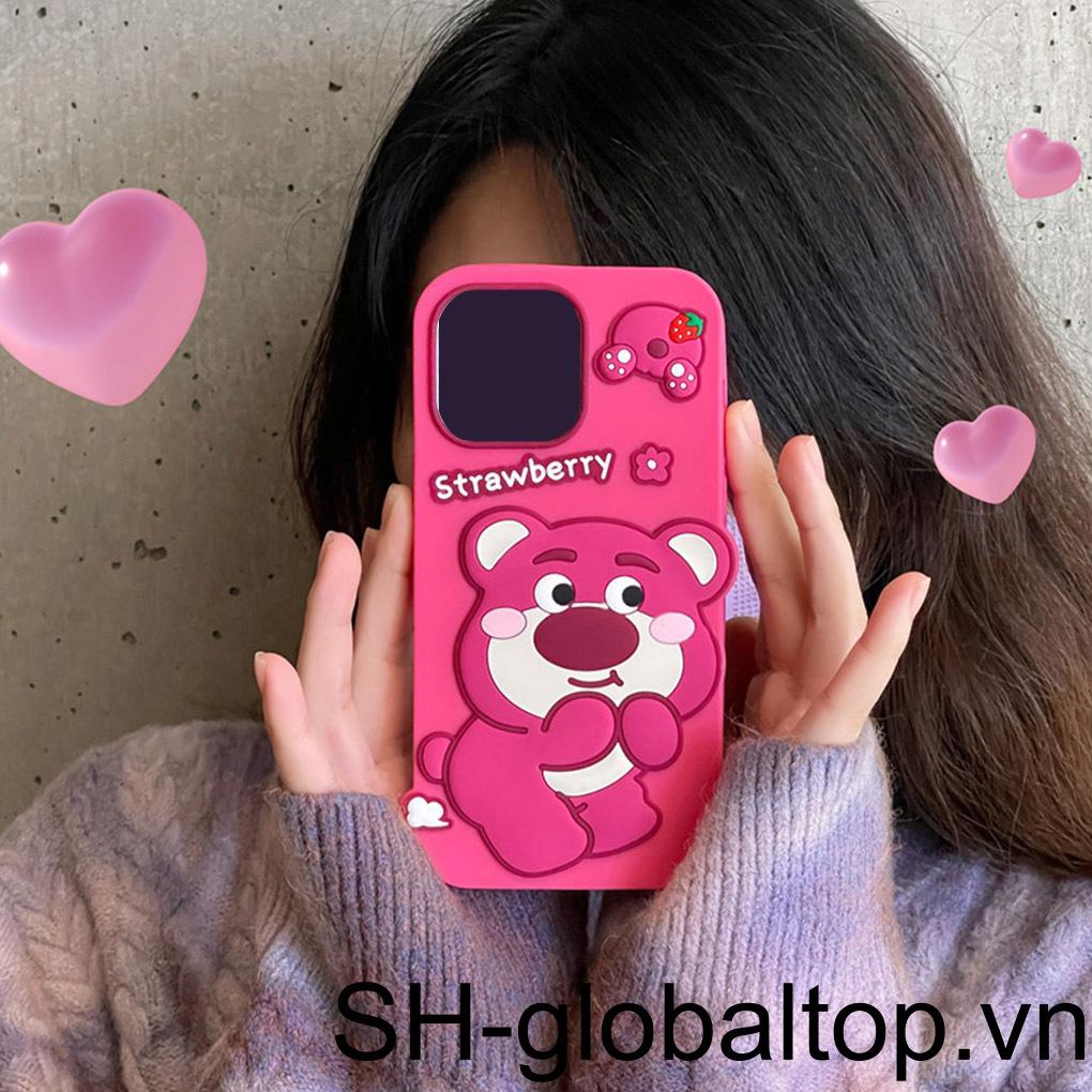 Ốp Điện Thoại Họa Tiết Hoạt Hình 3D Dễ Thương Chống Trầy Xước