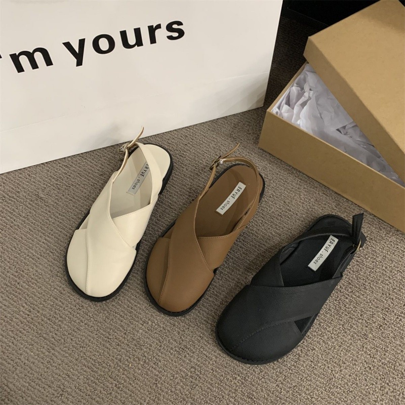 Giày Sandal Đế Bằng Phong Cách Mori Hàn Quốc Thời Trang Mùa Hè 2023 Mới Cho Nữ