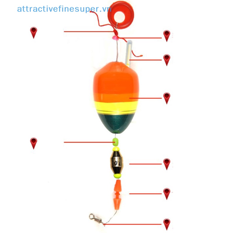 100 Hạt Phát Sáng Nửa Tròn Phụ Kiện Câu Cá