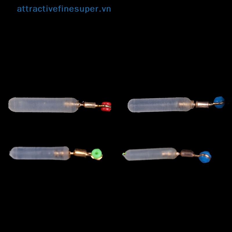 Afs Bộ 10 Phao Nổi Câu Cá Đầu Đồng Bằng Silicone Chống Thắt Nút