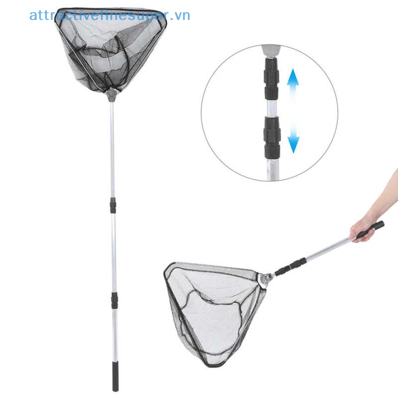 Lưới Bắt Cá Bằng Hợp Kim Nhôm 150CM Có Thể Gấp Gọn Tiện Dụng