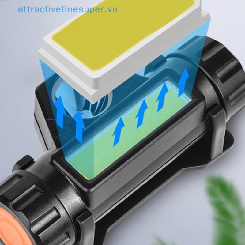 Afs Đèn Pha Đội Đầu Chống Thấm Nước 2500lm Cob Led Tích Hợp Cổng Sạc Usb