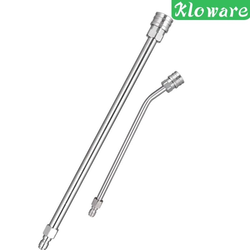 Set 2 Đầu Nối Vòi Xịt Nước Áp Suất Cao Bằng Thép Không Gỉ