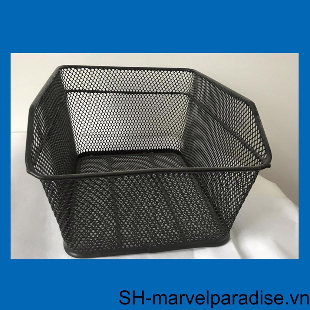 Giỏ Sắt Đựng Vật Dụng Chống Nước Mưa Gắn Yên Sau Xe Đạp