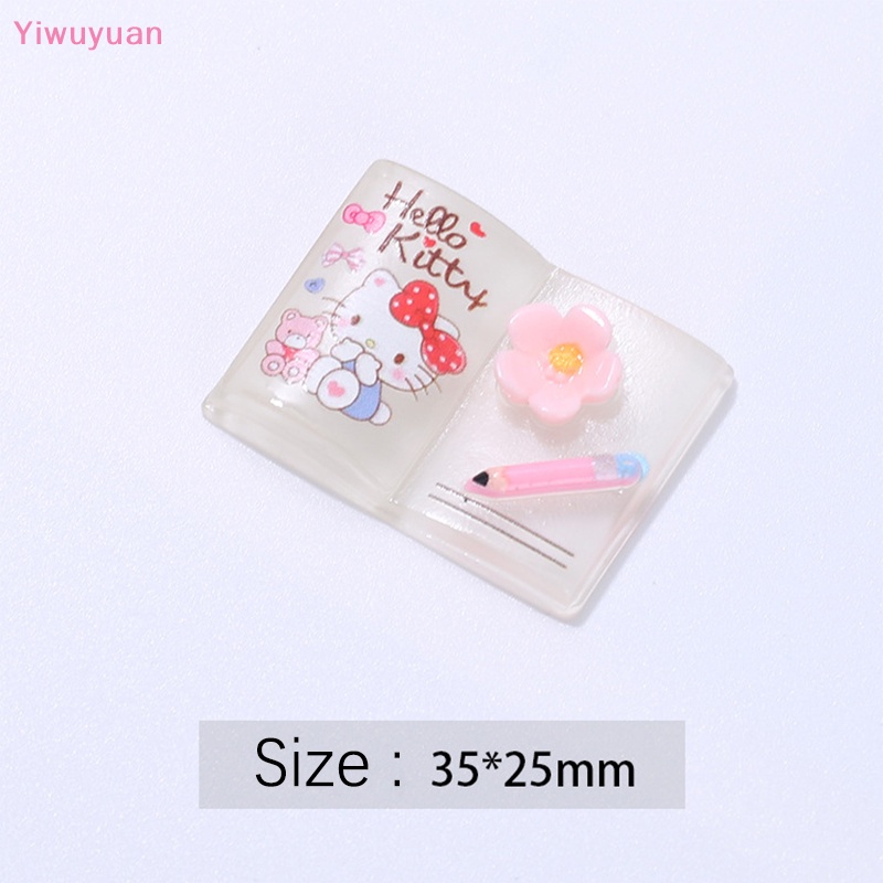 < Yiwuyuan > Bộ 5 Miếng Dán Hoạt Hình Mini Bằng Nhựa Resin Phát Quang Cho Điện Thoại / Kẹp Tóc / Sách DIY