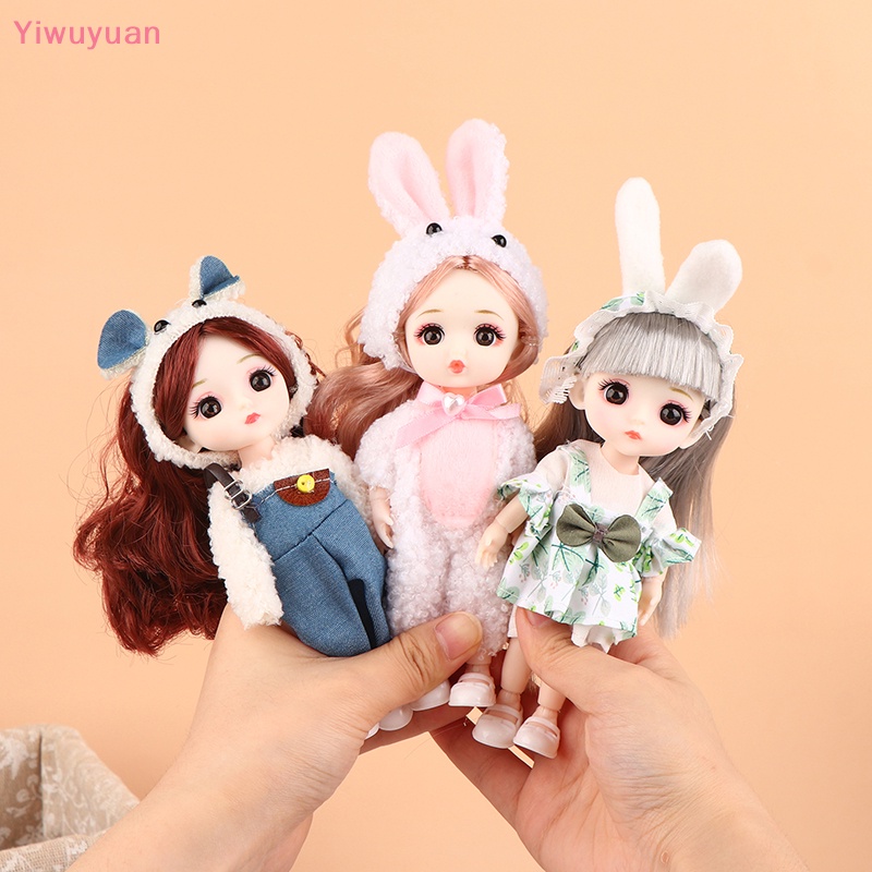 Búp Bê Công Chúa Yiwuyuan > Kích Thước 16CM Dễ Thương Xinh Xắn Làm Quà Tặng Sinh Nhật Cho Bé Gái Mới