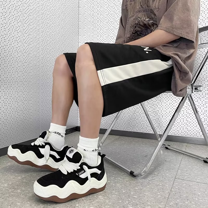 Quần Short Thể Thao Dáng Rộng Phong Cách Đường Phố Mỹ Thời Trang Mùa Hè Cho Nam