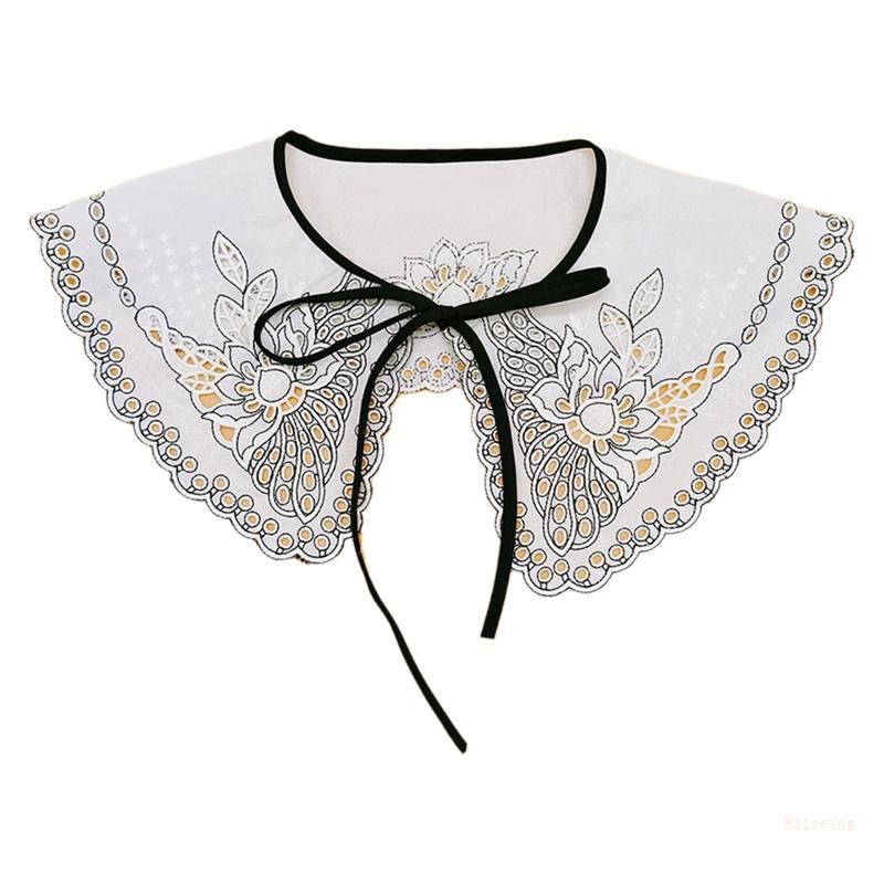 R Áo Choàng Cổ Rỗng In Họa Tiết Hoa Có Thể Tháo Rời Phối Dây Cột Nửa Vòng Clot Cho Nữ