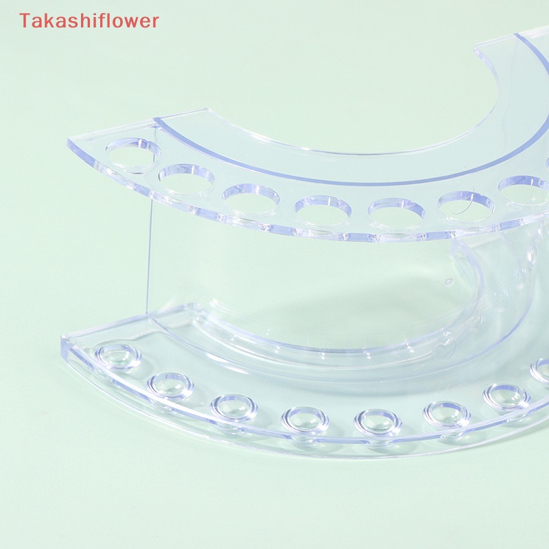 Giá Đỡ Cọ Trang Điểm Lông Mày / Môi Bằng Acrylic Tiện Dụng