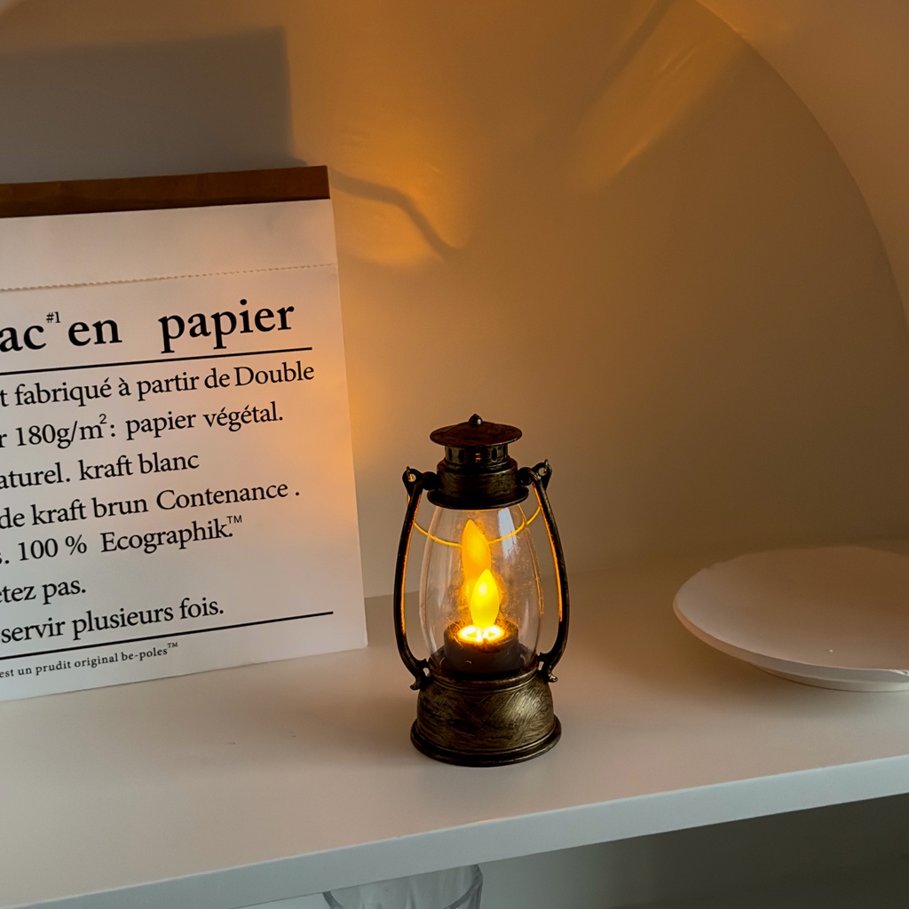 Đèn LED Hình Nến Phong Cách Retro Sáng Tạo Trang Trí Nhà Cửa