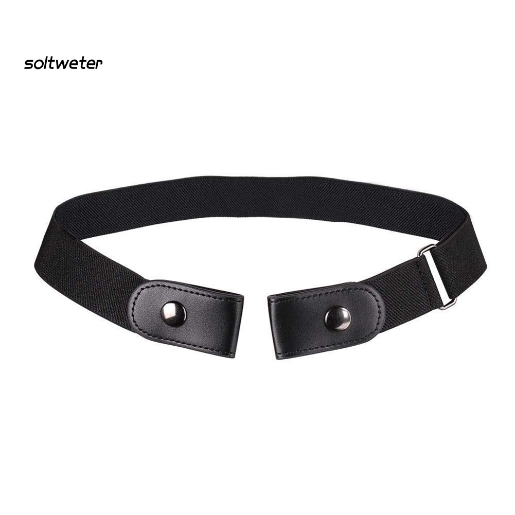 Thắt Lưng Giả Da Khóa Kim Loại Thời Trang Cho Nam Nữ