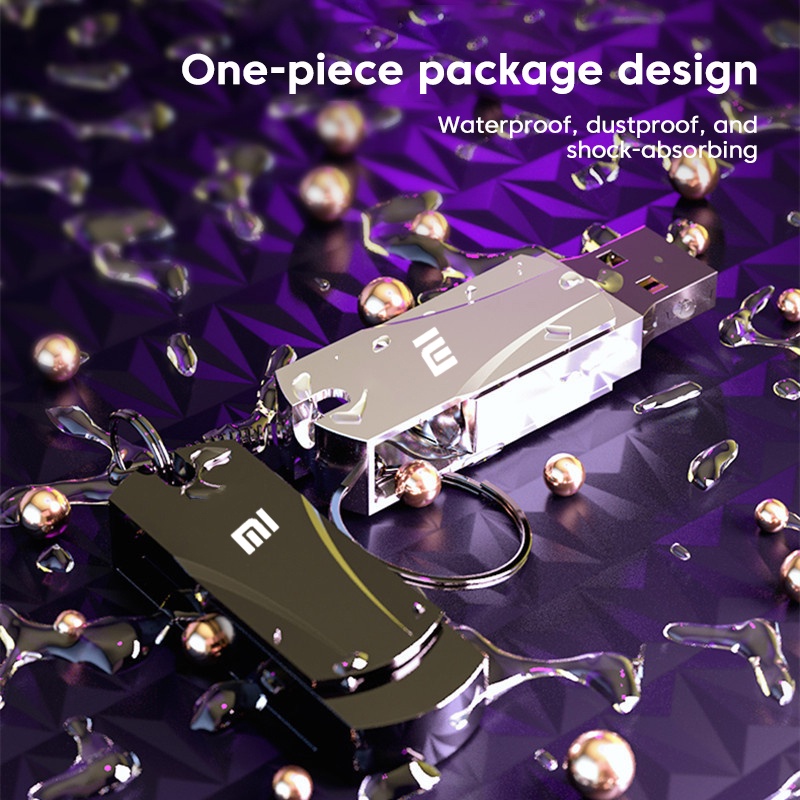 Ổ Đĩa Flash USB 3.0 2TB Xiaomi Bằng Kim Loại Cho Điện Thoại / Máy Tính