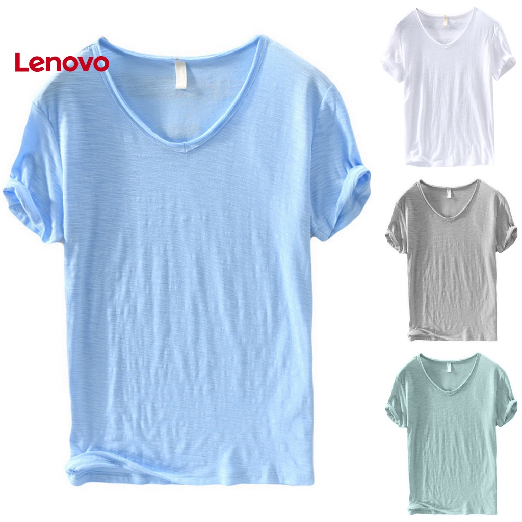 Áo Thun Tay Ngắn Cổ Chữ V Màu Trơn Họa Tiết Hoa Hướng Dương Thời Trang Mùa Hè Cho Nam