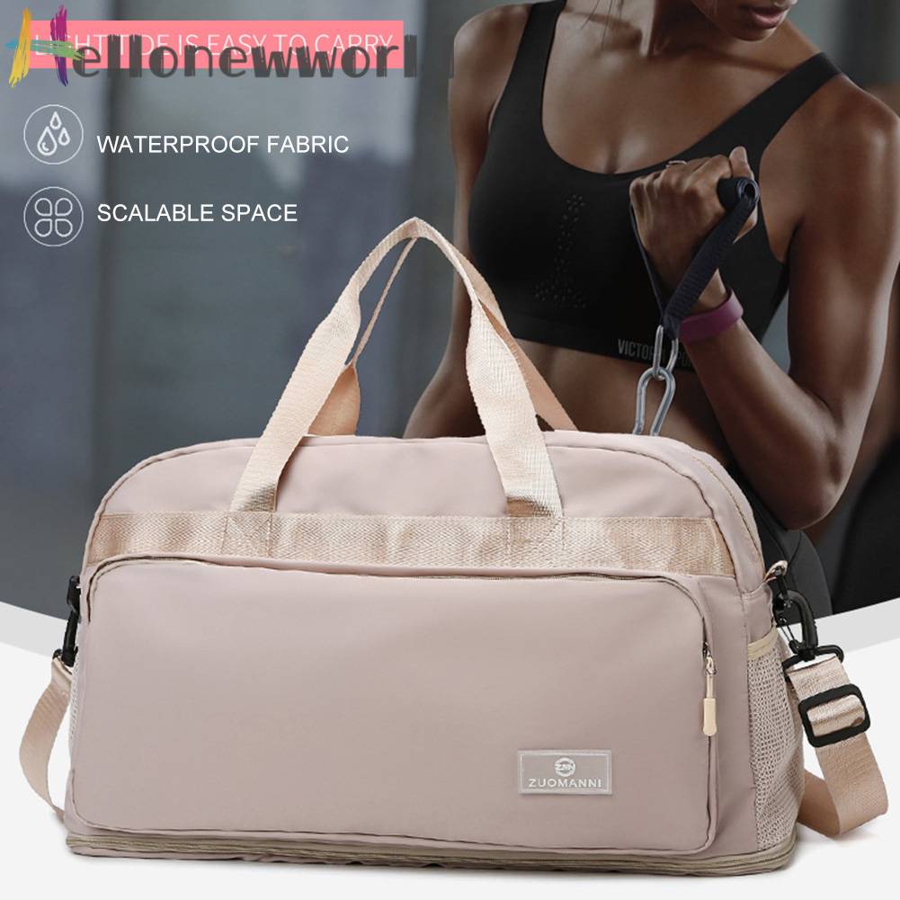 Túi Đựng Đồ Tập Thể Thao Sức Chứa Lớn Chia Ngăn Khô / Ướt Tiện Dụng Cho Nam Và