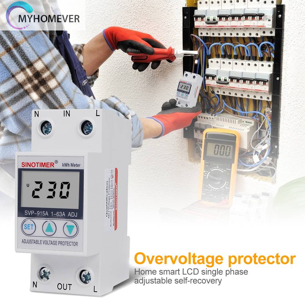 Thiết Bị Đo Điện Áp 230VAC KWH 63A / 80A Chuyên Dụng Cho Nhà Cửa