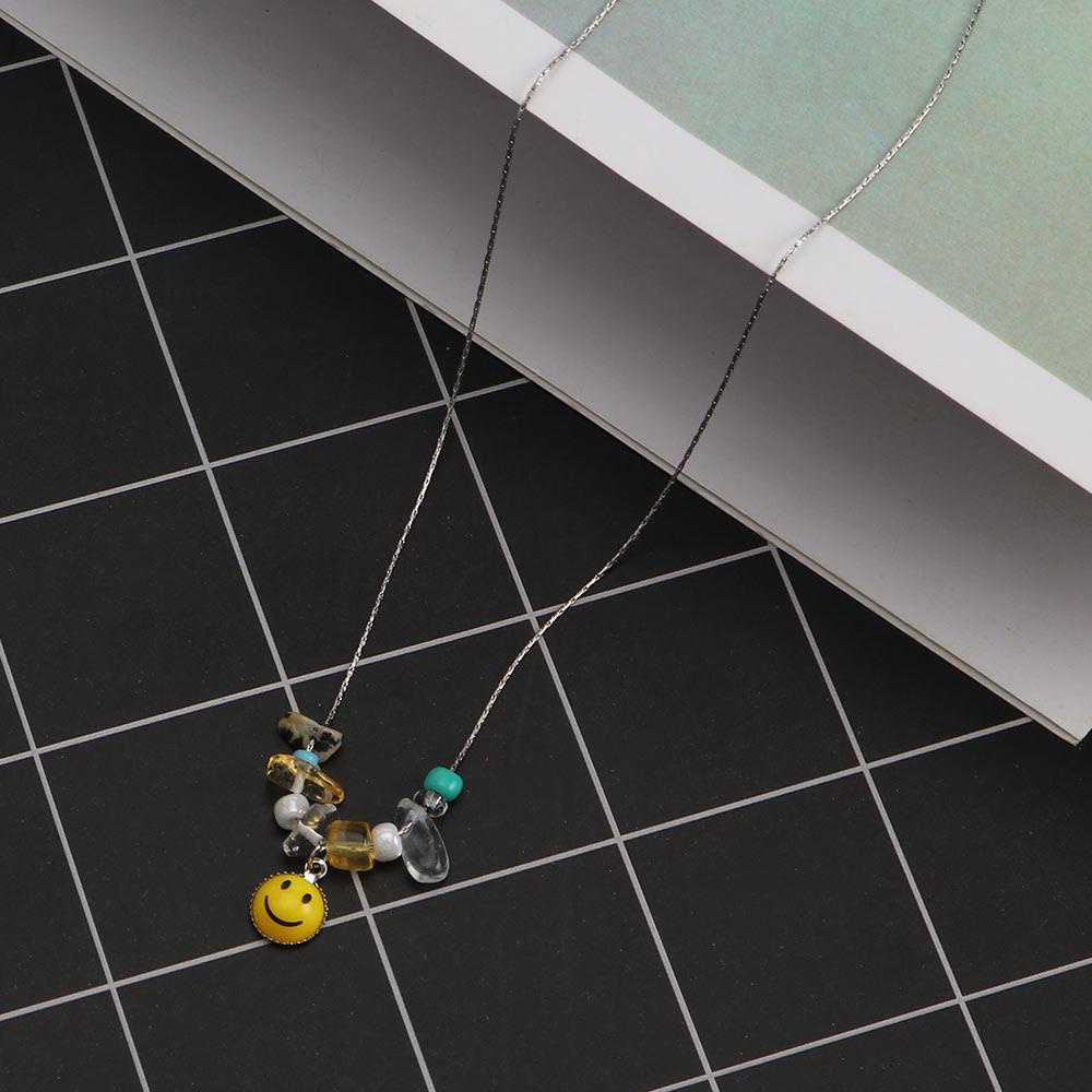 ANEMONE Vòng Cổ Choker Bằng Thép Titan Mặt Đầu Lâu Phong Cách Punk Đơn Giản Cho Nữ