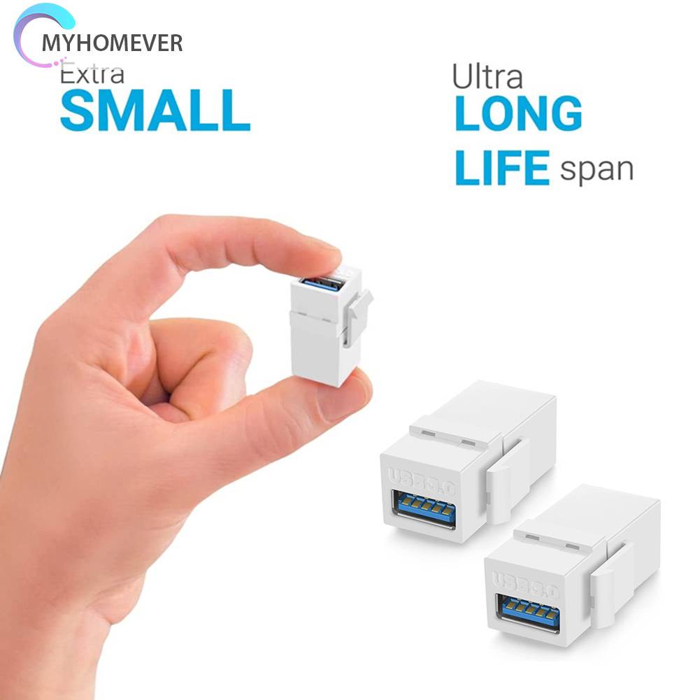 Giắc Cắm Chuyển Đổi USB 3.0 Keystone Female Sang Female