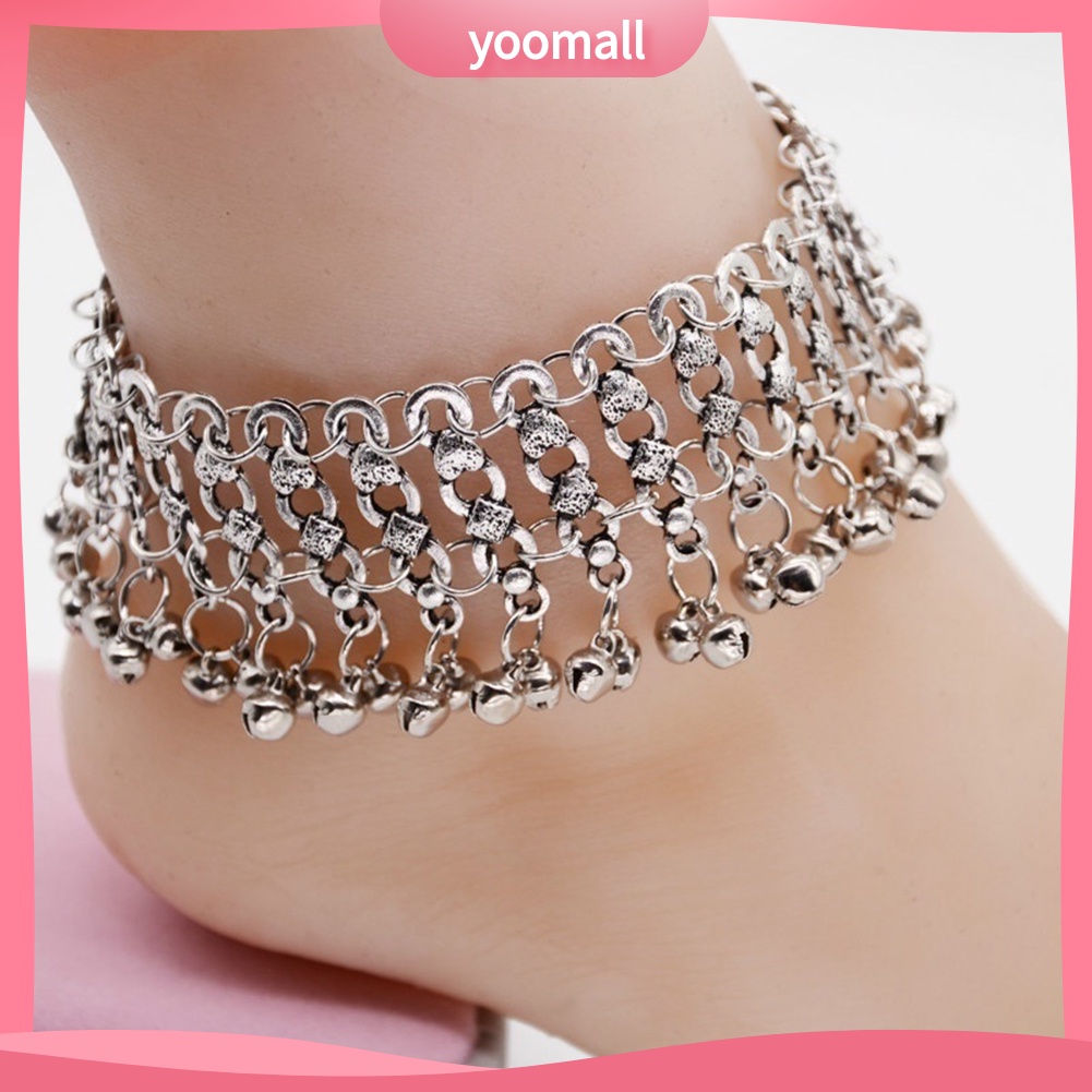 Lắc Chân Đính Hạt Và Tua Rua Phong Cách Vintage Gợi Cảm Cho Nữ