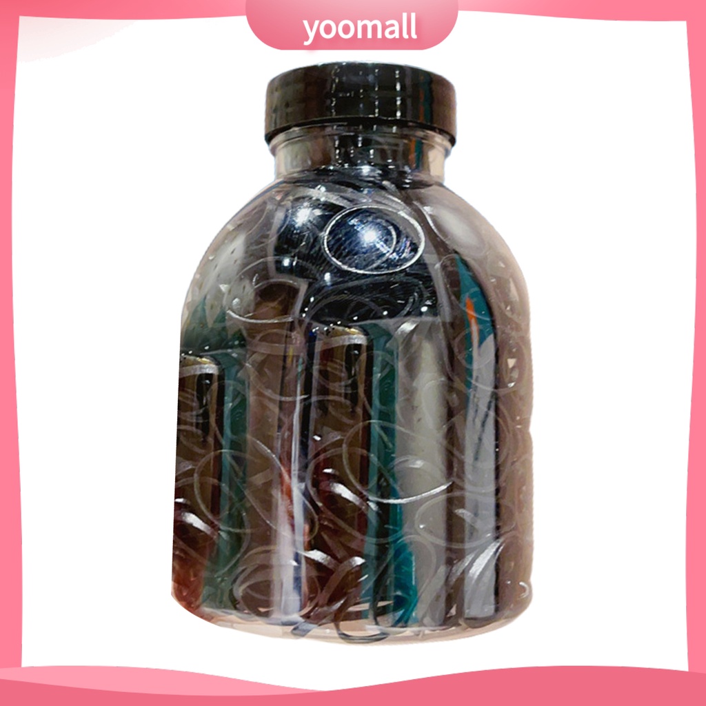 Hộp Dây Thun Buộc Tóc Nhiều Màu Sắc Co Giãn Tốt Dành Cho Bé Gái 1 Tuổi