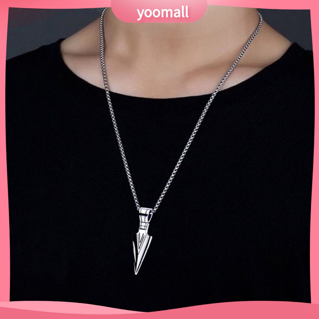 Vòng cổ Bằng Thép Không Gỉ Mặt Hình Đầu Lâu Phong Cách Hip Hop Thời Trang Cho Nam