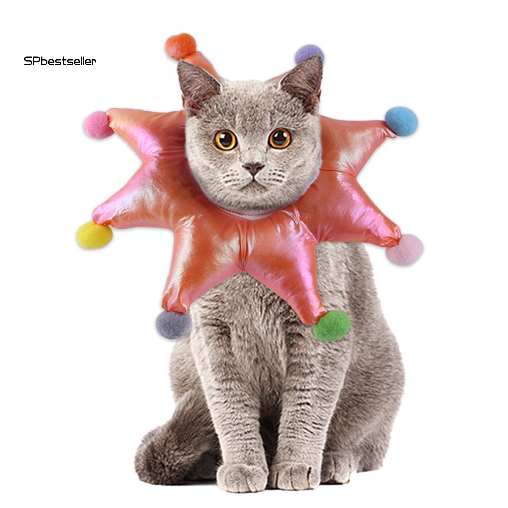 Vòng Cổ Tròn Gắn Vết Thương An Toàn Cho Mèo Cưng