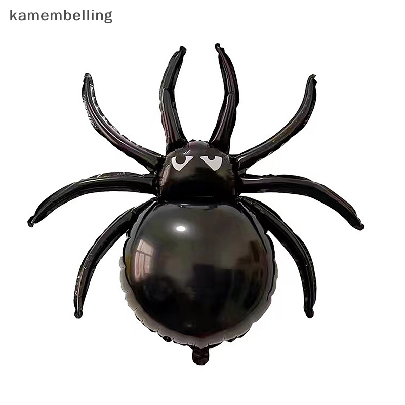 Bong Bóng Màng Nhôm Hình Mẹ Nhện Đen Dễ Thương Trang Trí Tiệc Halloween