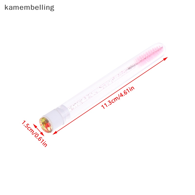 Kamembelling Cọ Chải Lông Mi / Lông Mày Có Thể Tái Sử Dụng Với Tay Cầm Trong Suốt