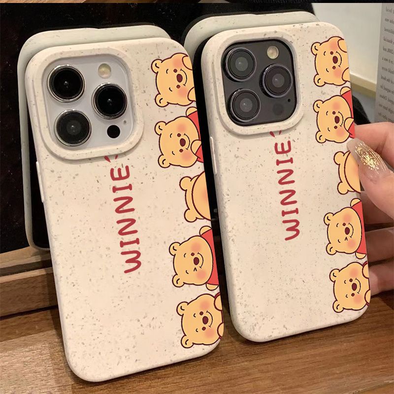 Ốp Điện Thoại Dẻo Họa Tiết Hoạt Hình Gấu Pooh Dễ Thương Chống Sốc Cho Iphone12 13 plus87 11 max 14Pro 12