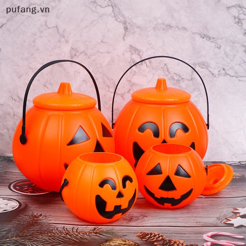 Xô Nhựa Đựng Bí Ngô Trang Trí Halloween