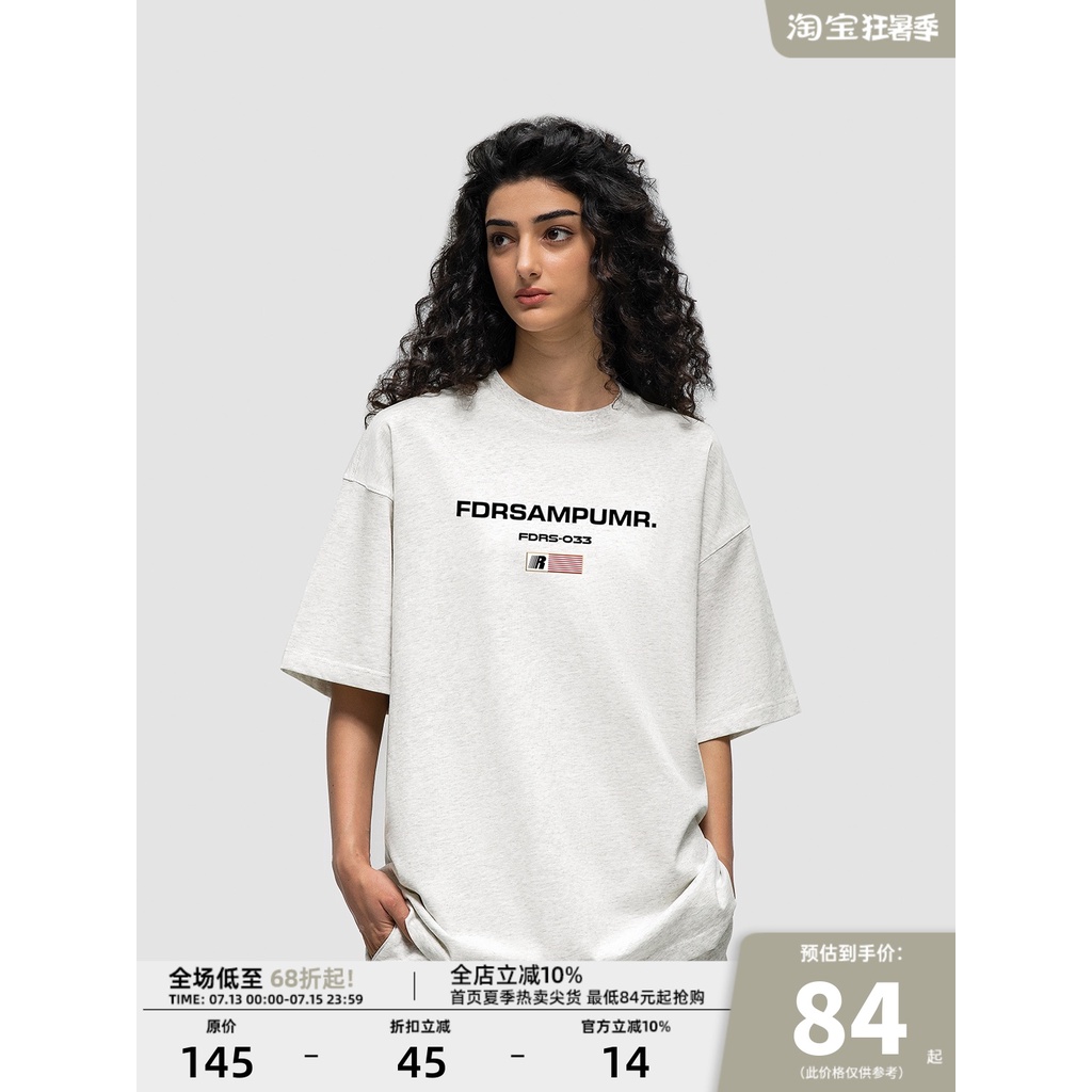 Áo Thun Tay Ngắn Dáng Rộng In Họa Tiết Xốp Phong Cách Đường Phố Mỹ Thời Trang Mùa Hè Cho Nam Và Nữ