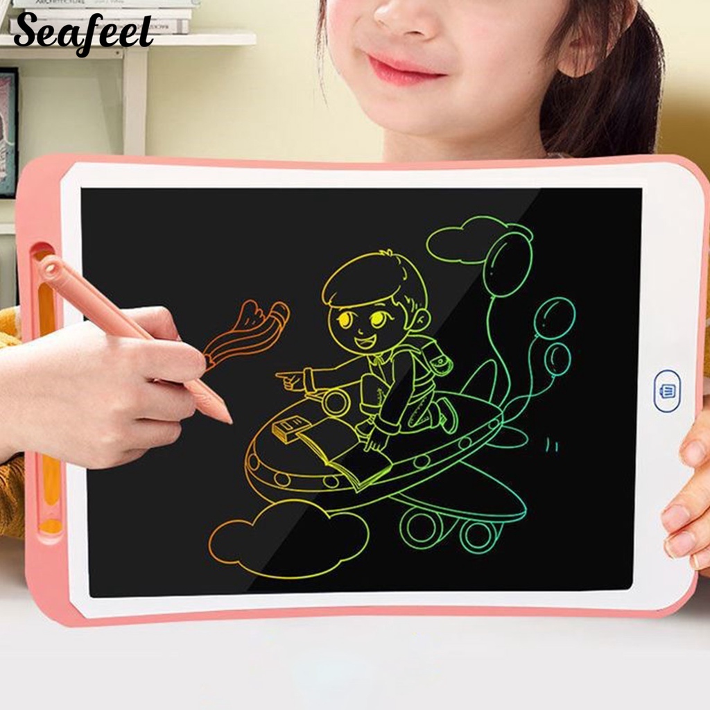 1 Bộ Bảng Viết Màn Hình LCD 4.4Inch / 6.5Inch / 8.5Inch Bằng Nhựa Chống Nước An Toàn Cho Trẻ Em