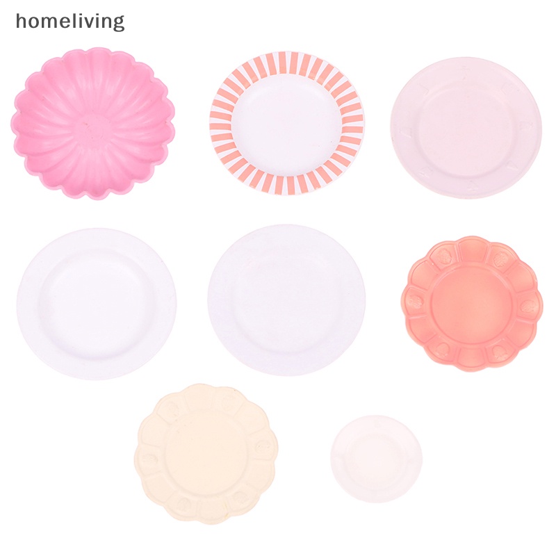 Mô Hình Đĩa Bánh Kem Mini Trang Trí Nhà Búp Bê DIY