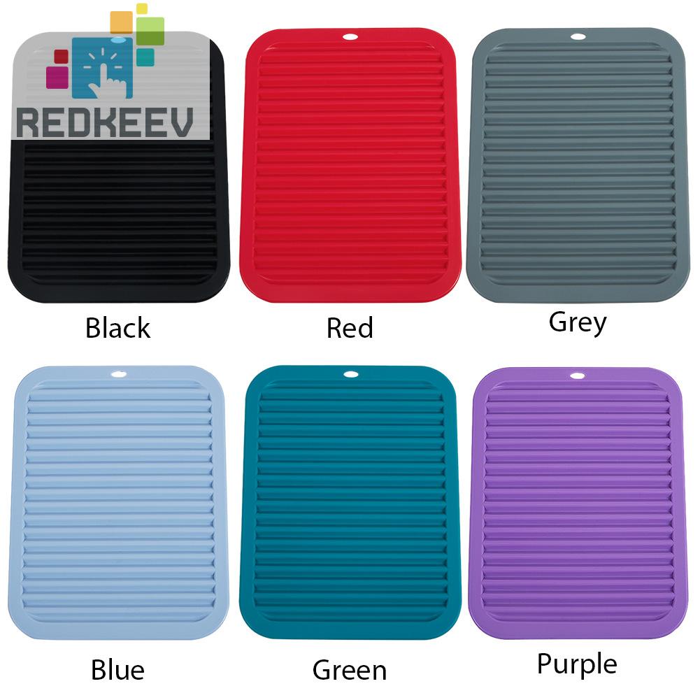 Tấm Lót Bàn Ăn Bằng Silicone Cách Nhiệt Chống Trượt / Thấm Nước Tiện Dụng Cho