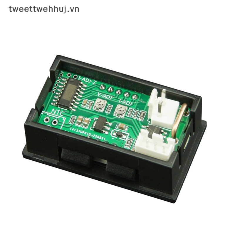 Vôn Kế Kỹ Thuật Số 0.28 TWE DC 0-100V 10A&quot; Đèn LED Màu Đỏ Xanh Dương VN