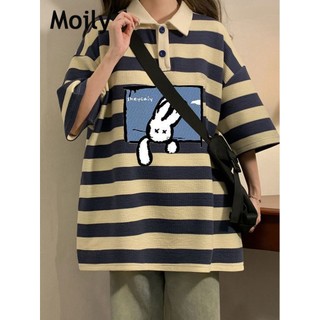 Moily thun áo áo polo  nữ Thời trang hàn quốc A23K057