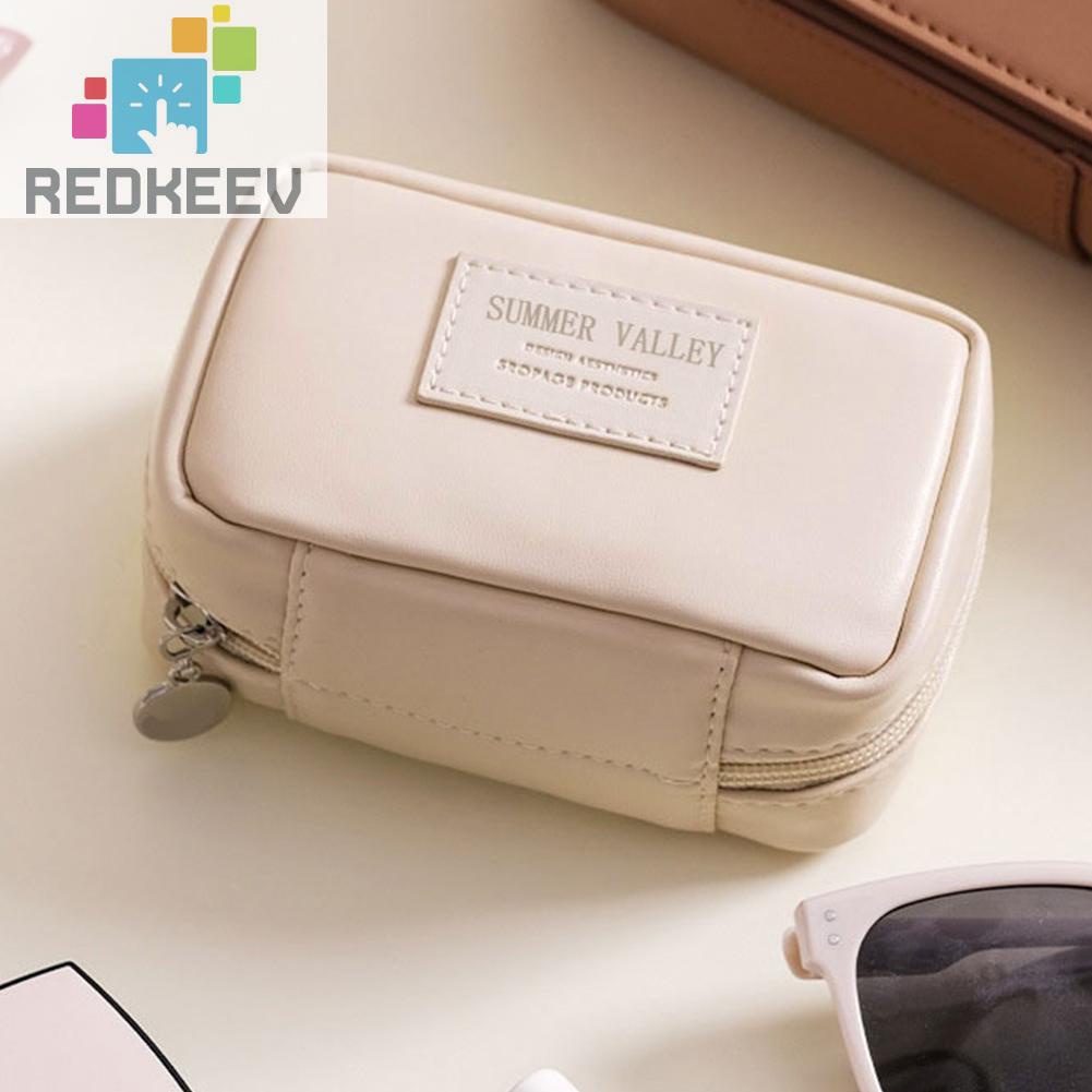 Túi Da PU Đựng Mỹ Phẩm Sức Chứa Lớn Tiện Dụng Cho Nữ