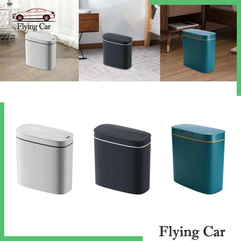 Thùng Rác Cảm Ứng Thông Minh Tự Động 14L Tiết Kiệm Không Gian Cho Góc Nhà Vệ Sinh