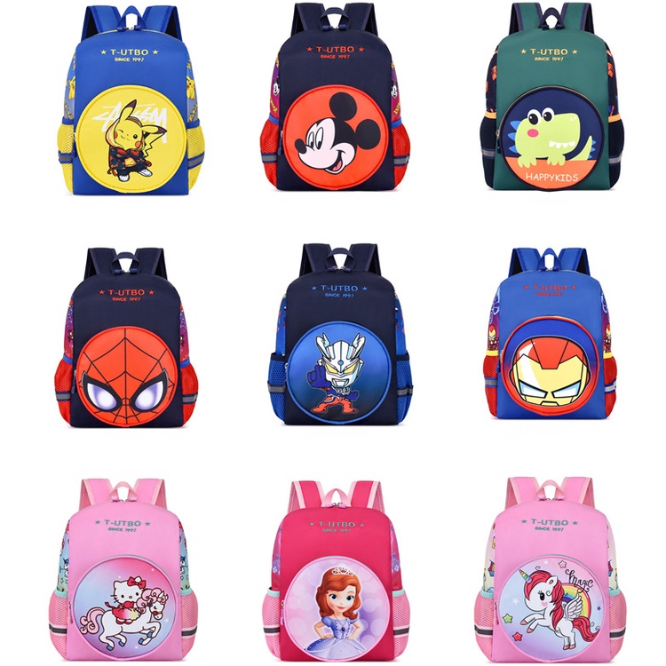 Ba Lô Đi Học Họa Tiết Hoạt Hình Dễ Thương Cho Bé Mẫu Giáo 2-6 Tuổi