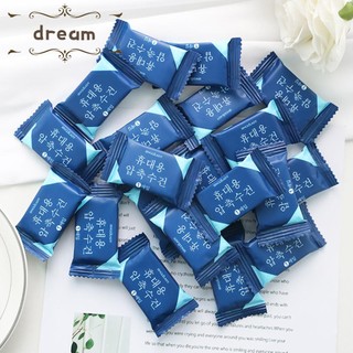 【DREAMLIFE】Compression Towel Bath Daiso Towel Convenient Disposable Folded Hand Tissue
