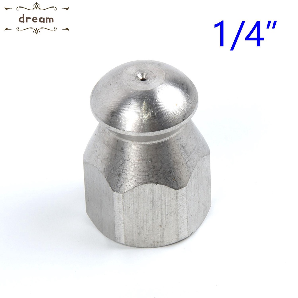 【DREAMLIFE】New 1/4 inch Pressure Cleaning Female Nozzle Stainless steel Cleaning Nozzle