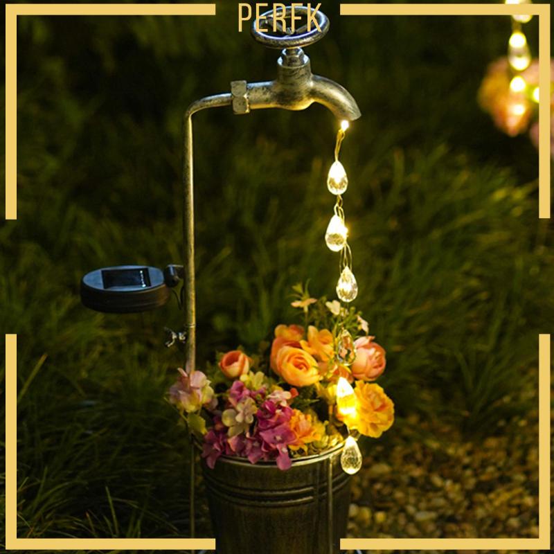 Đèn Lối Đi Bằng Sắt Bền Chống Nước Sử Dụng Năng Lượng Mặt Trời Cổ Điển Trang Trí Nhà Cửa / Lối Đi / Ban Công /