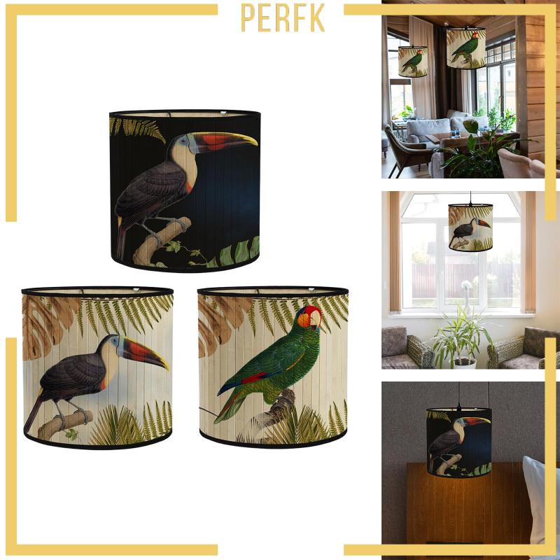 Vỏ Bọc Bóng Đèn Bằng Mây Đan In Họa Tiết Độc Đáo Trang Trí Phòng Khách