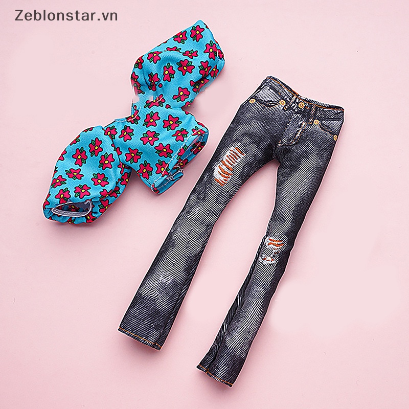 1 Bộ Áo Và Chân Váy Thời Trang Cho Búp Bê 30cm